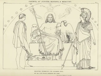 Consejo de Júpiter, Minerva y Mercurio